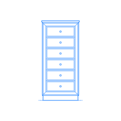 Furniture Jewelry Armoires Streeter Jewelry Armoire Line Art Svg Vector, Free Vectors File